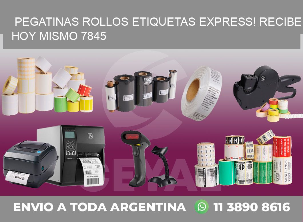 Pegatinas rollos etiquetas Express! Recibe Hoy Mismo 7845