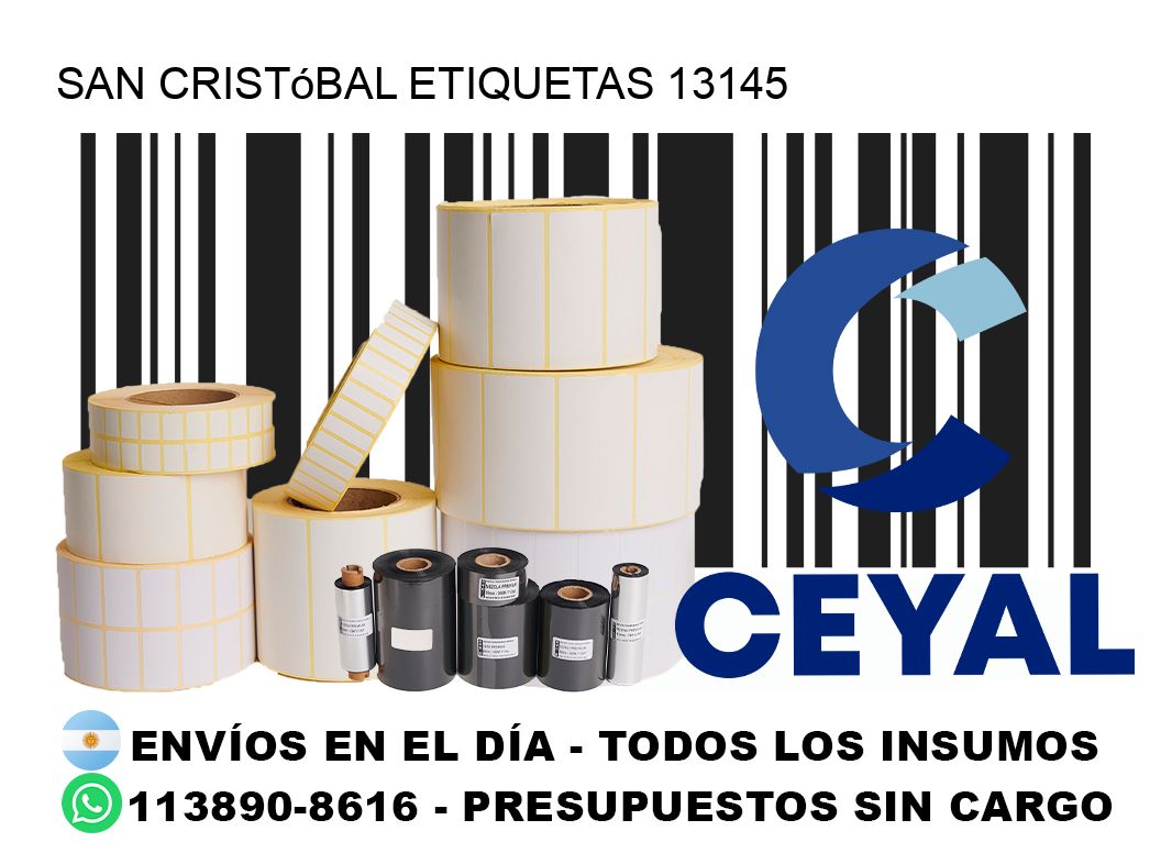 San Cristóbal etiquetas 13145