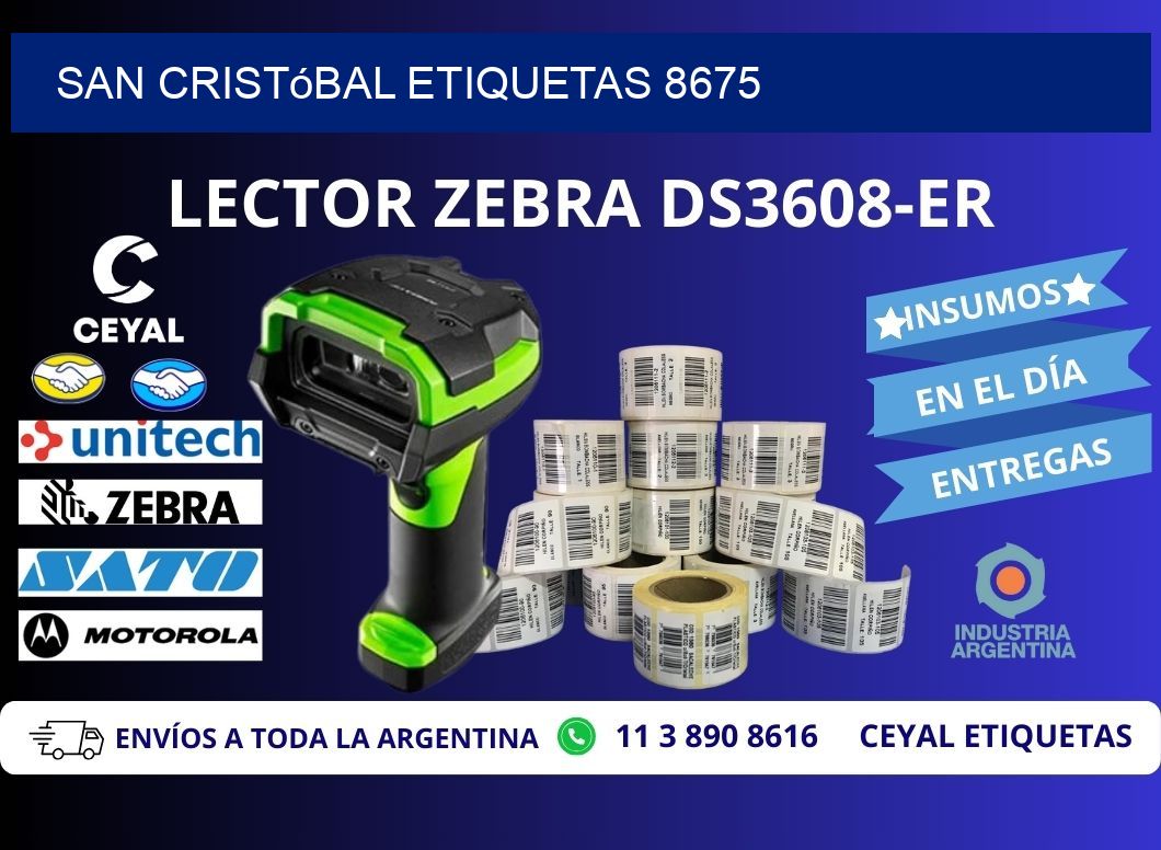San Cristóbal etiquetas 8675