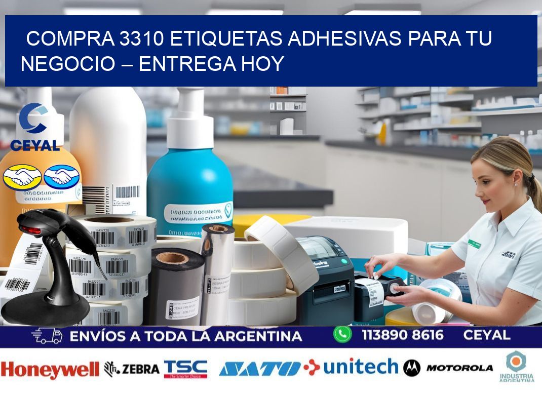 compra 3310 Etiquetas Adhesivas para Tu Negocio – Entrega Hoy