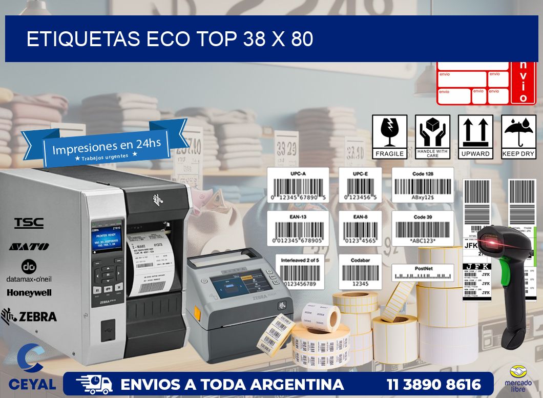 etiquetas eco top 38 x 80