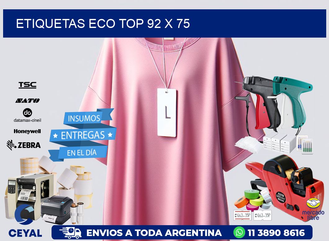 etiquetas eco top 92 x 75