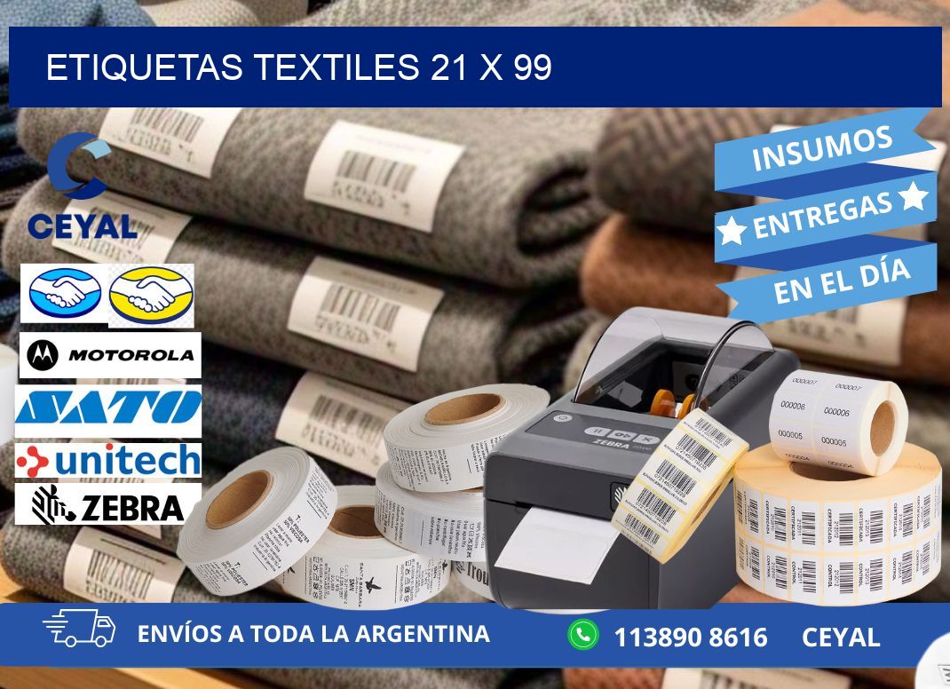 etiquetas textiles 21 x 99