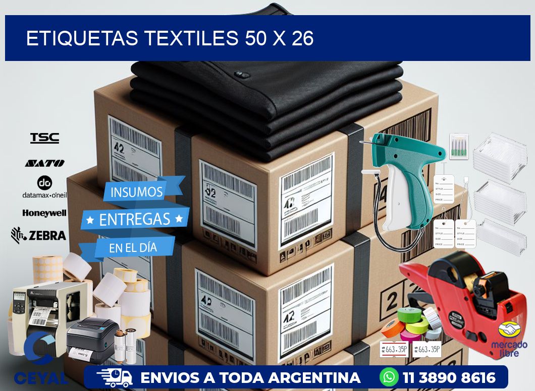 etiquetas textiles 50 x 26