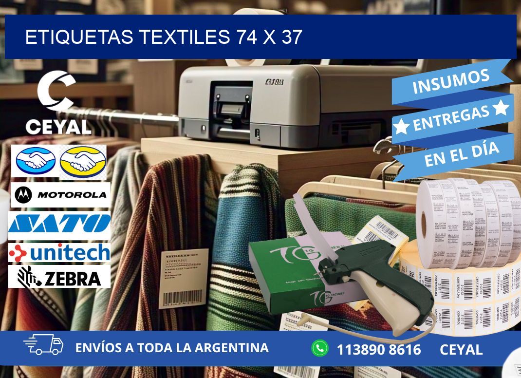 etiquetas textiles 74 x 37