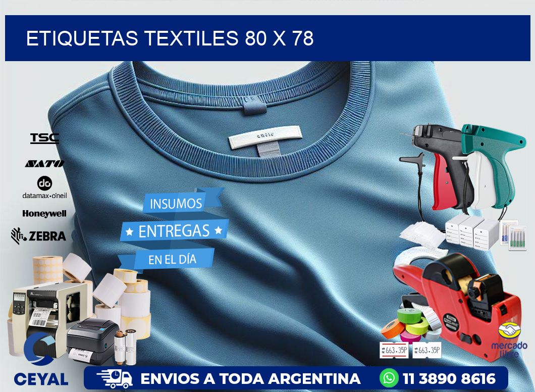 etiquetas textiles 80 x 78