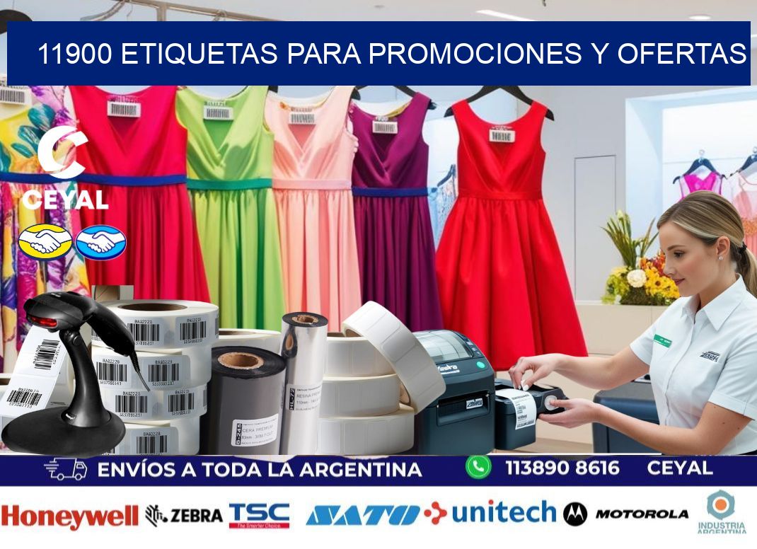 11900 Etiquetas para promociones y ofertas