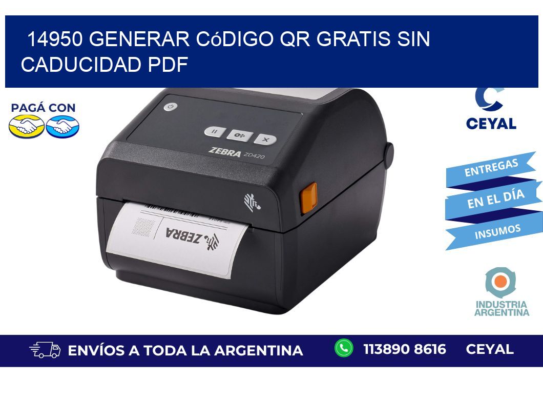 14950 Generar código QR gratis sin caducidad PDF