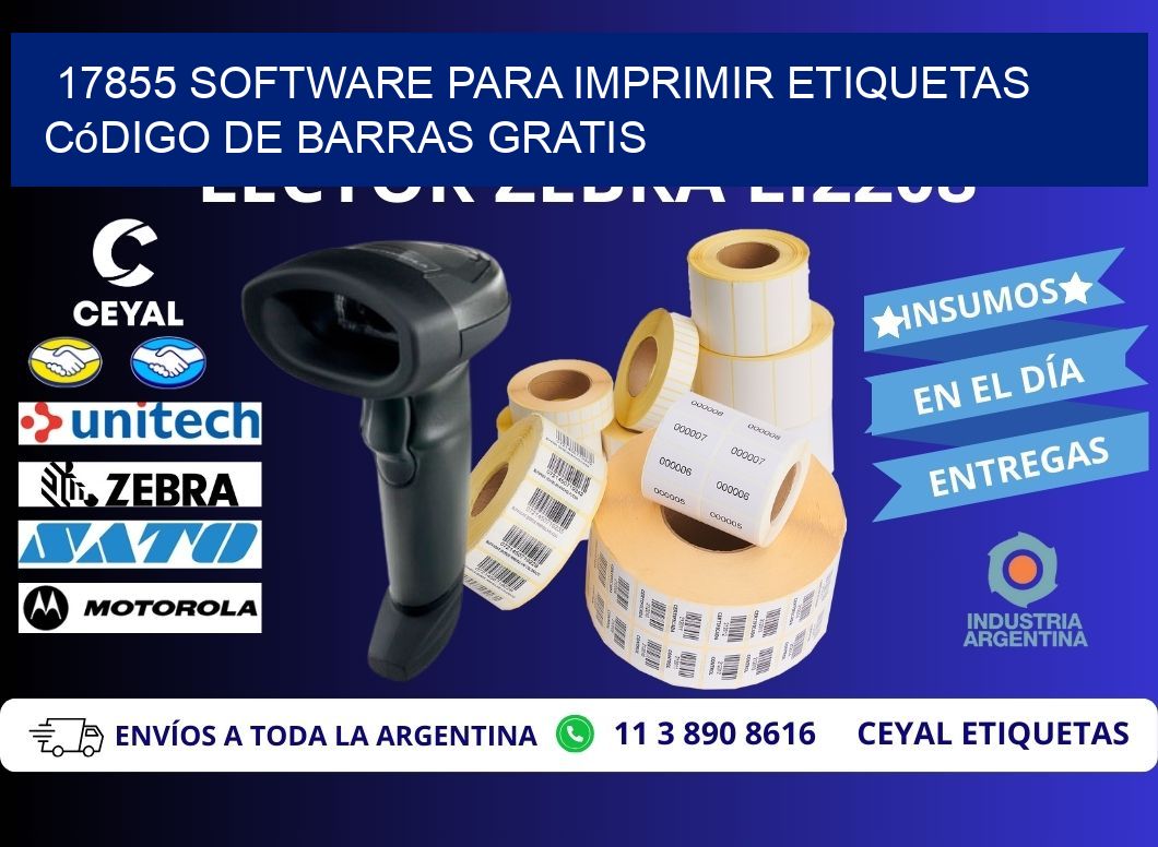 17855 Software para imprimir etiquetas código de barras gratis