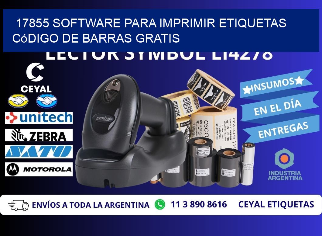 17855 Software para imprimir etiquetas código de barras gratis