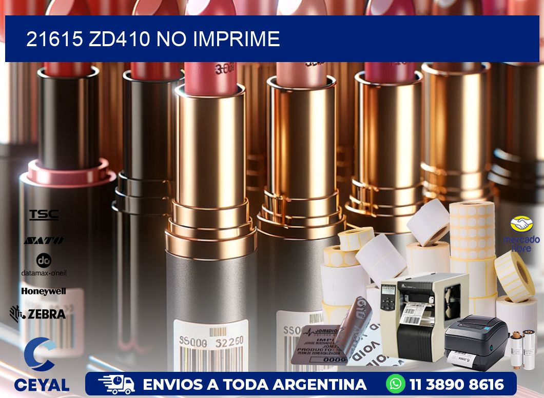 21615 ZD410 no imprime