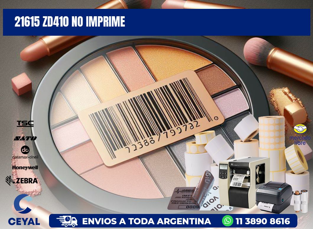 21615 ZD410 no imprime