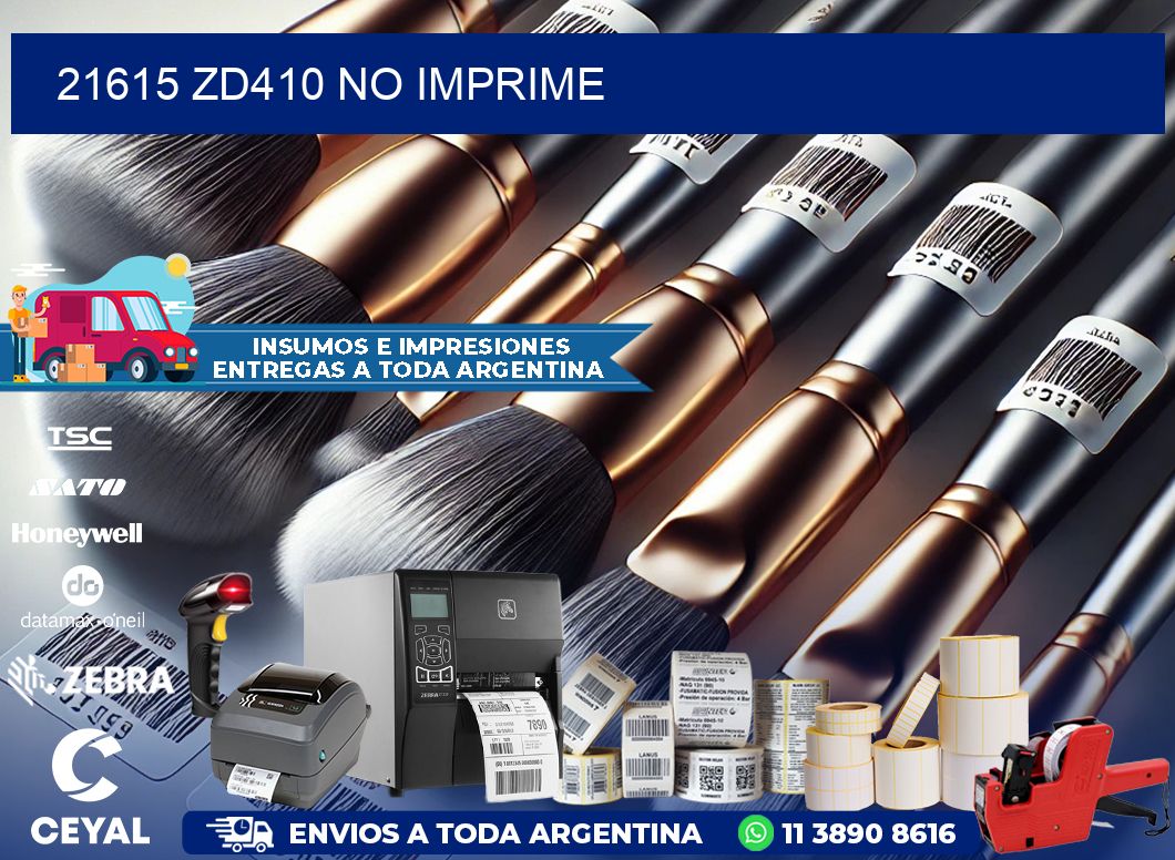 21615 ZD410 no imprime