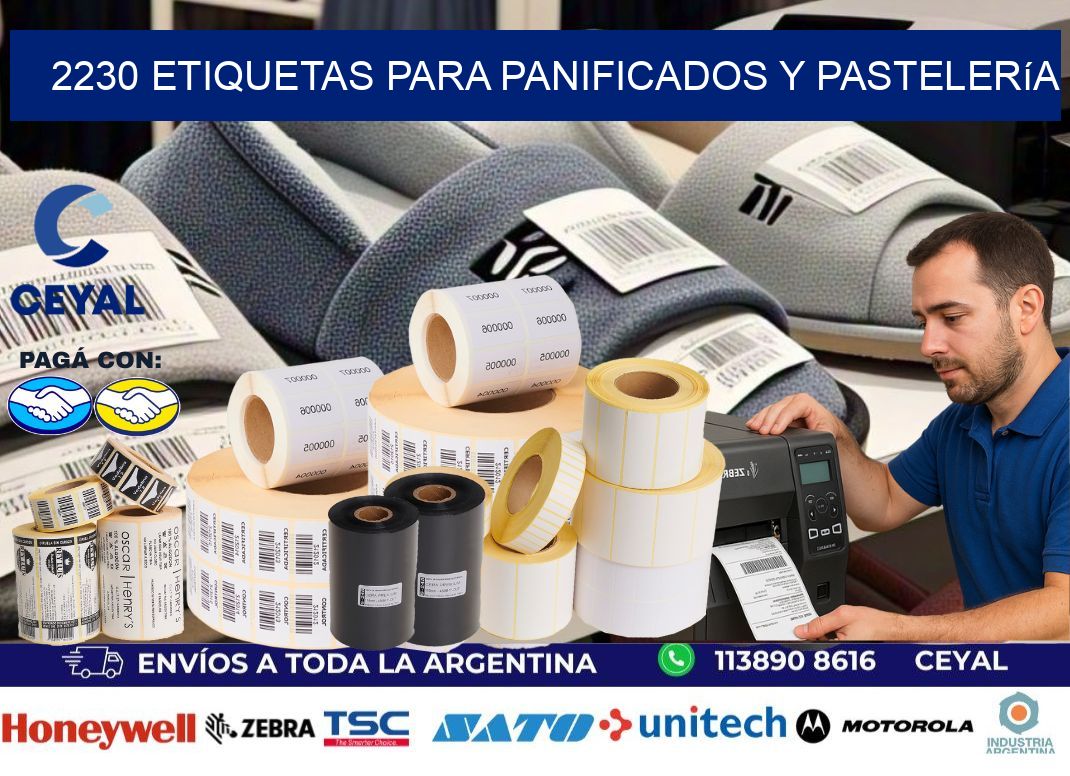 2230 Etiquetas para panificados y pastelería