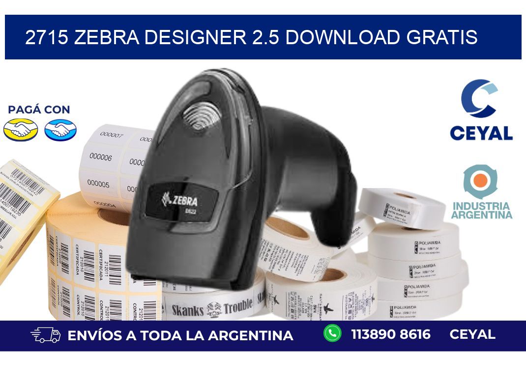 2715 Zebra designer 2.5 download gratis