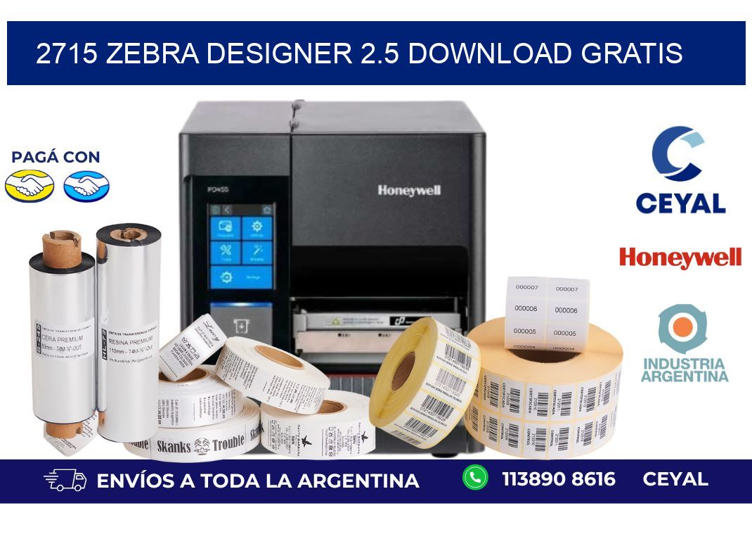 2715 Zebra designer 2.5 download gratis