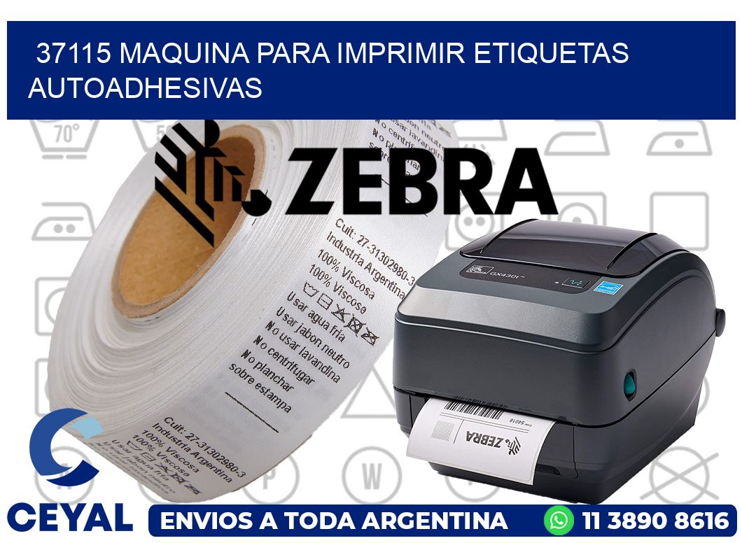 37115 maquina para imprimir etiquetas autoadhesivas