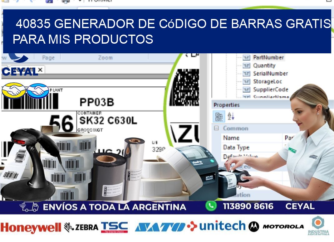 40835 Generador de código de barras gratis para mis productos