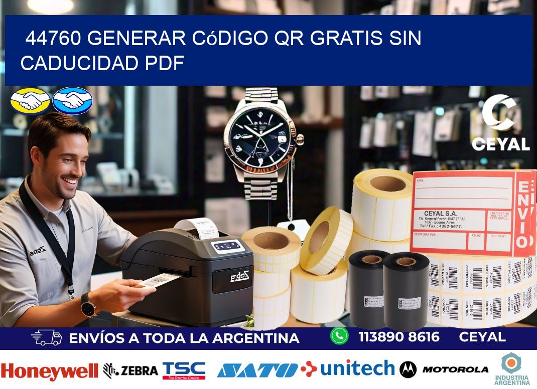 44760 Generar código QR gratis sin caducidad PDF