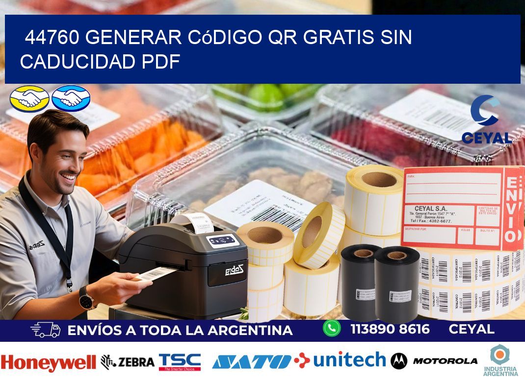44760 Generar código QR gratis sin caducidad PDF