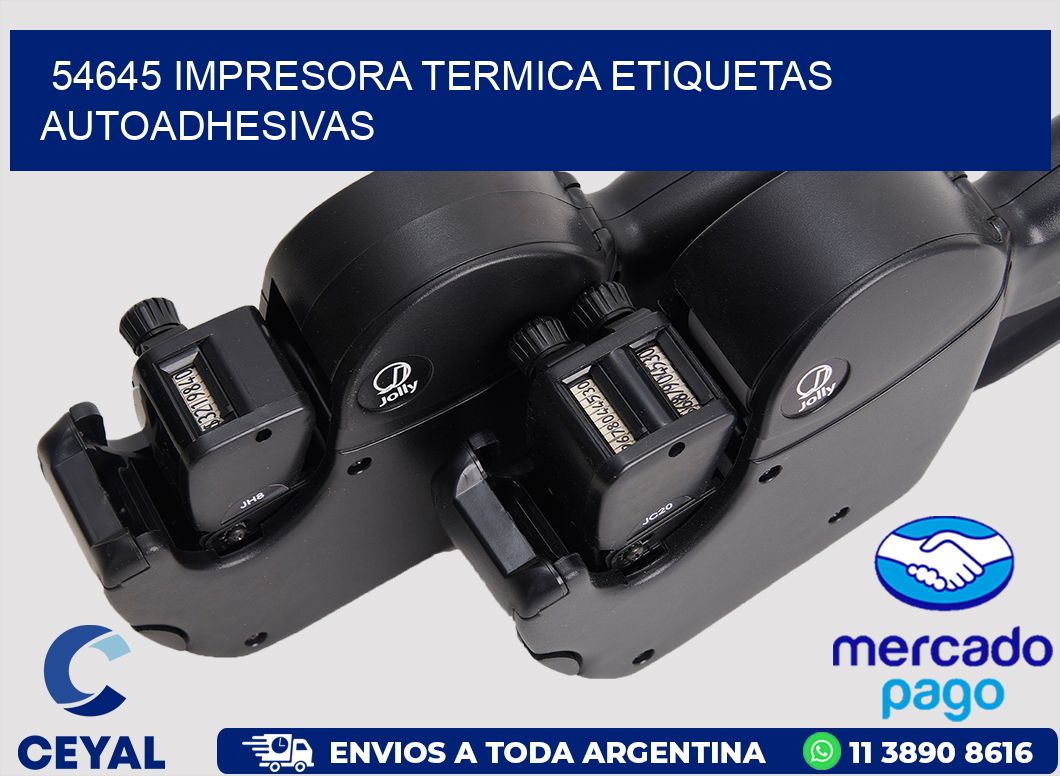 54645 Impresora termica etiquetas autoadhesivas