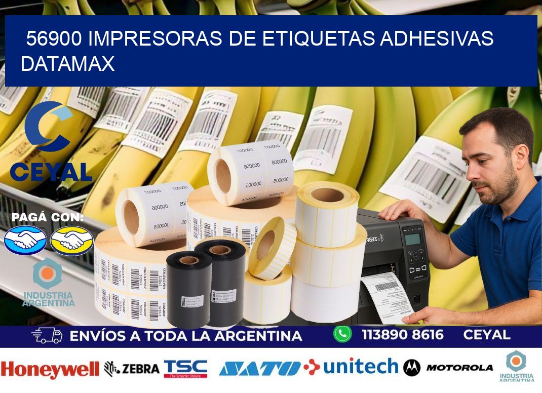 56900 impresoras de etiquetas adhesivas datamax