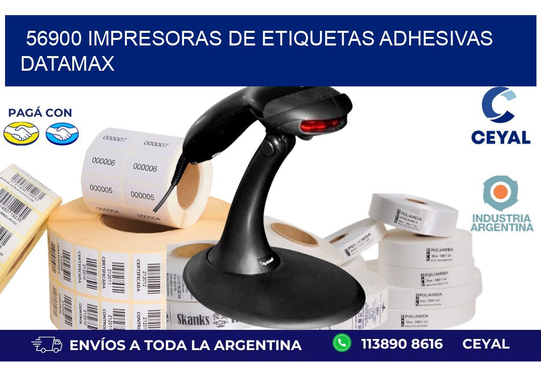 56900 impresoras de etiquetas adhesivas datamax