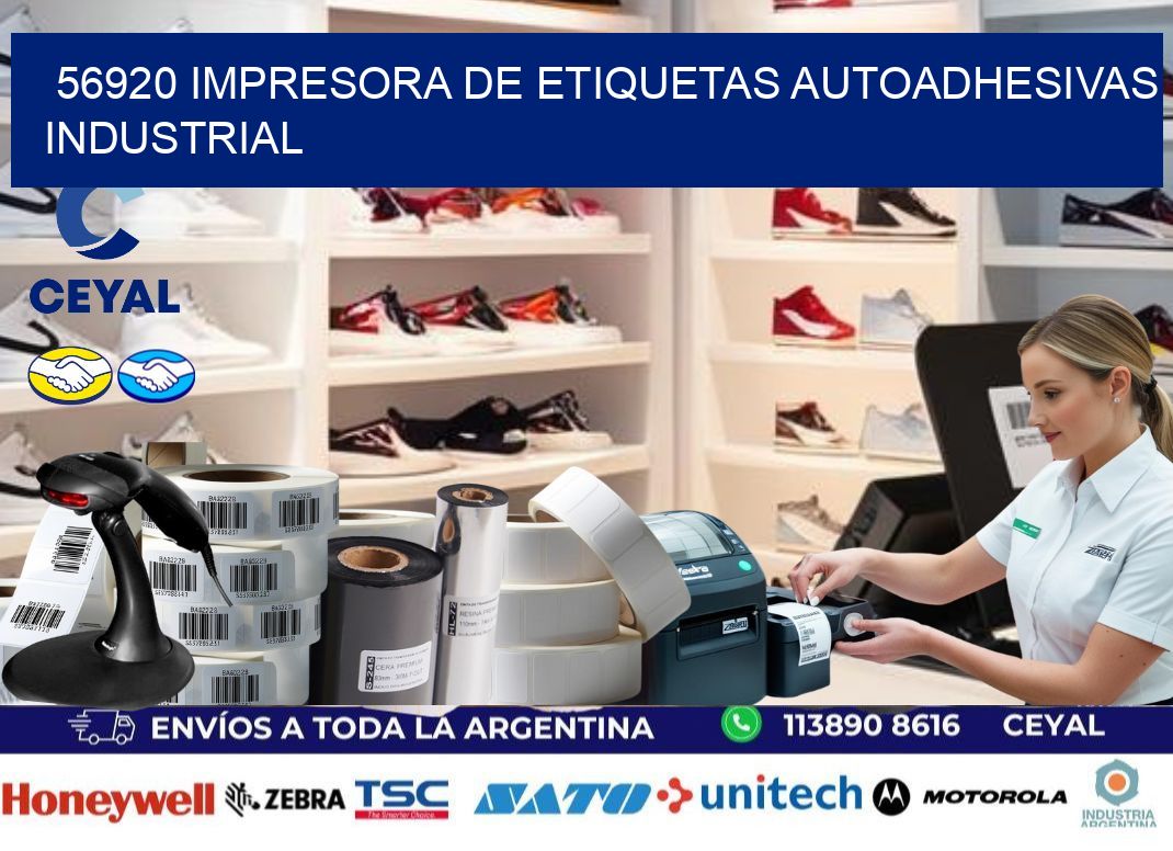 56920 Impresora de etiquetas autoadhesivas industrial