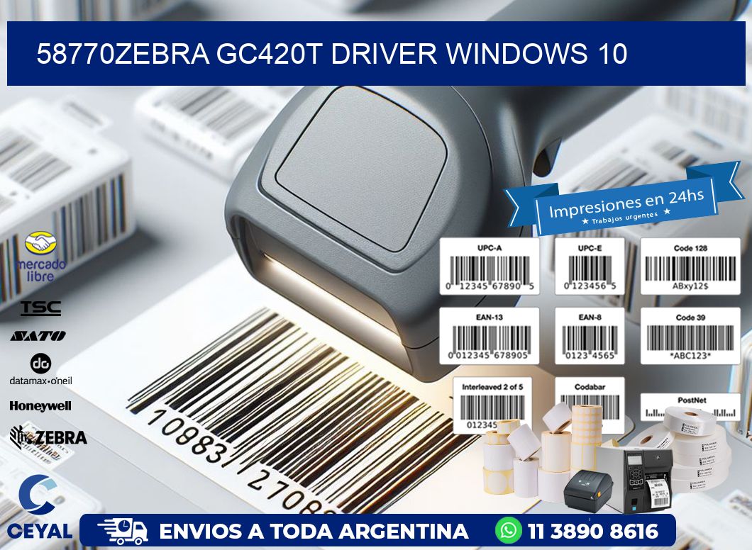58770Zebra GC420t driver Windows 10