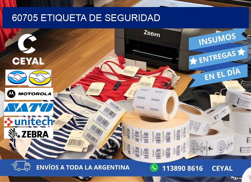 60705 Etiqueta de seguridad