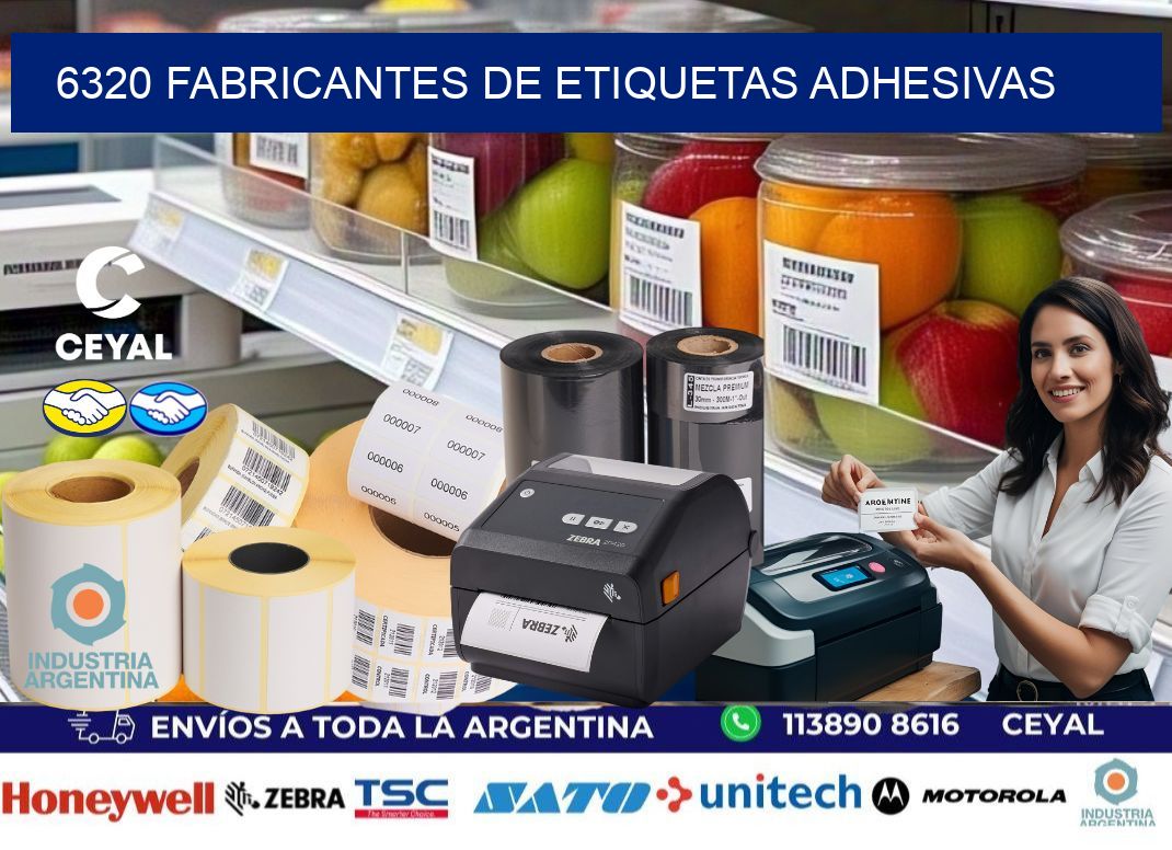 6320 Fabricantes de etiquetas adhesivas
