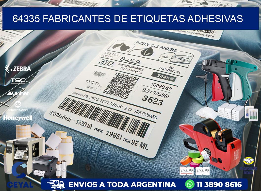 64335 Fabricantes de etiquetas adhesivas