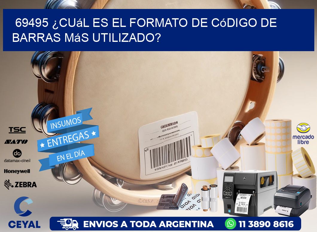 69495 ¿Cuál es el formato de código de barras más utilizado?