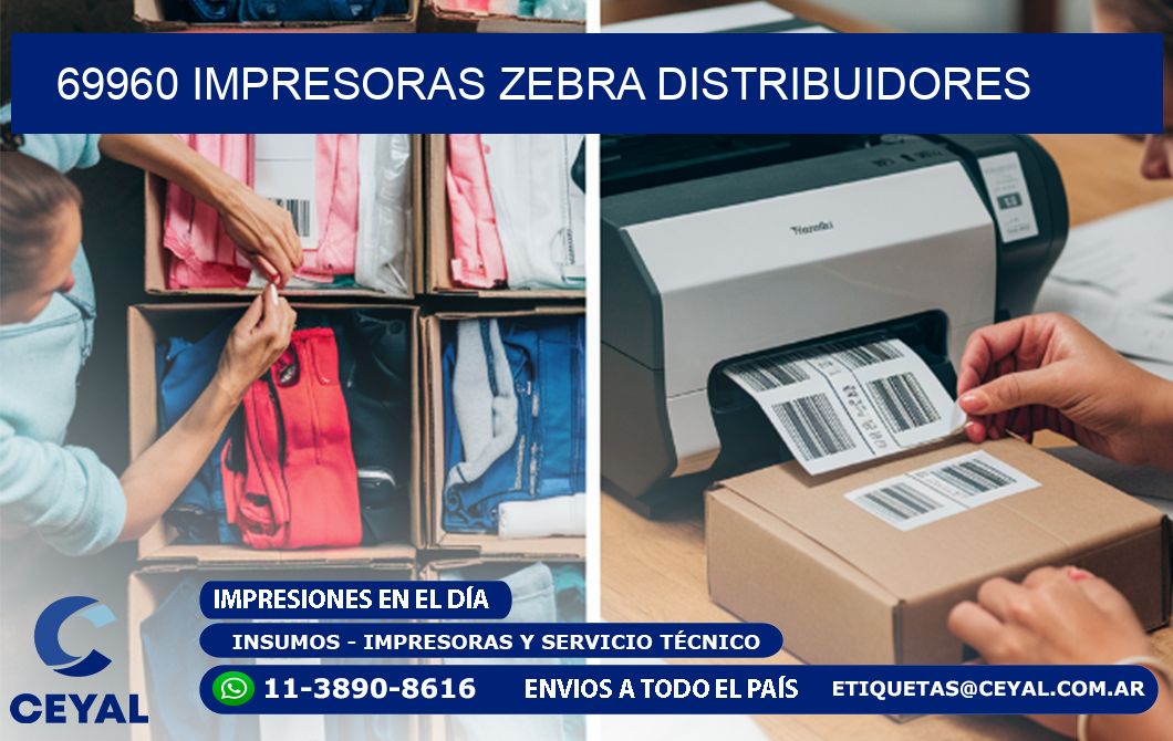 69960 impresoras Zebra distribuidores