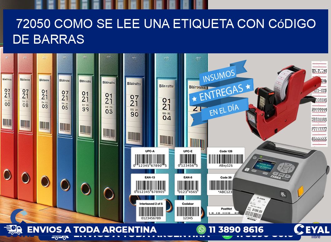 72050 Como se lee una etiqueta con código de barras