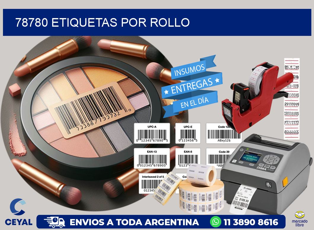 78780 Etiquetas por rollo
