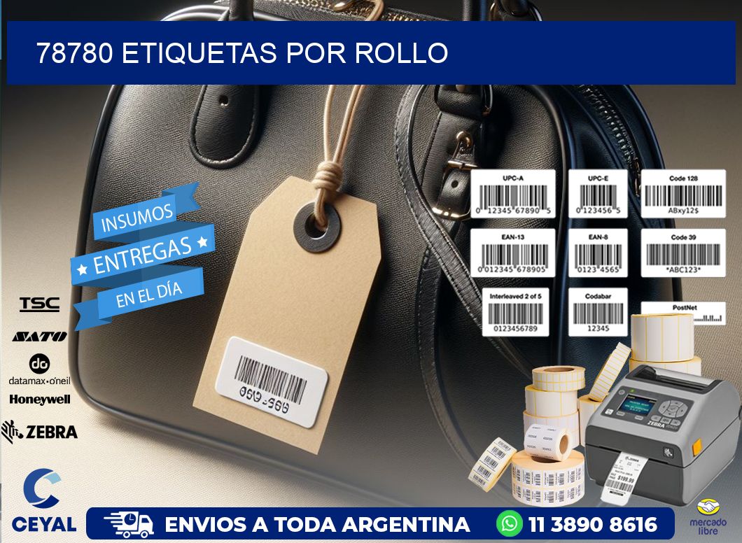 78780 Etiquetas por rollo