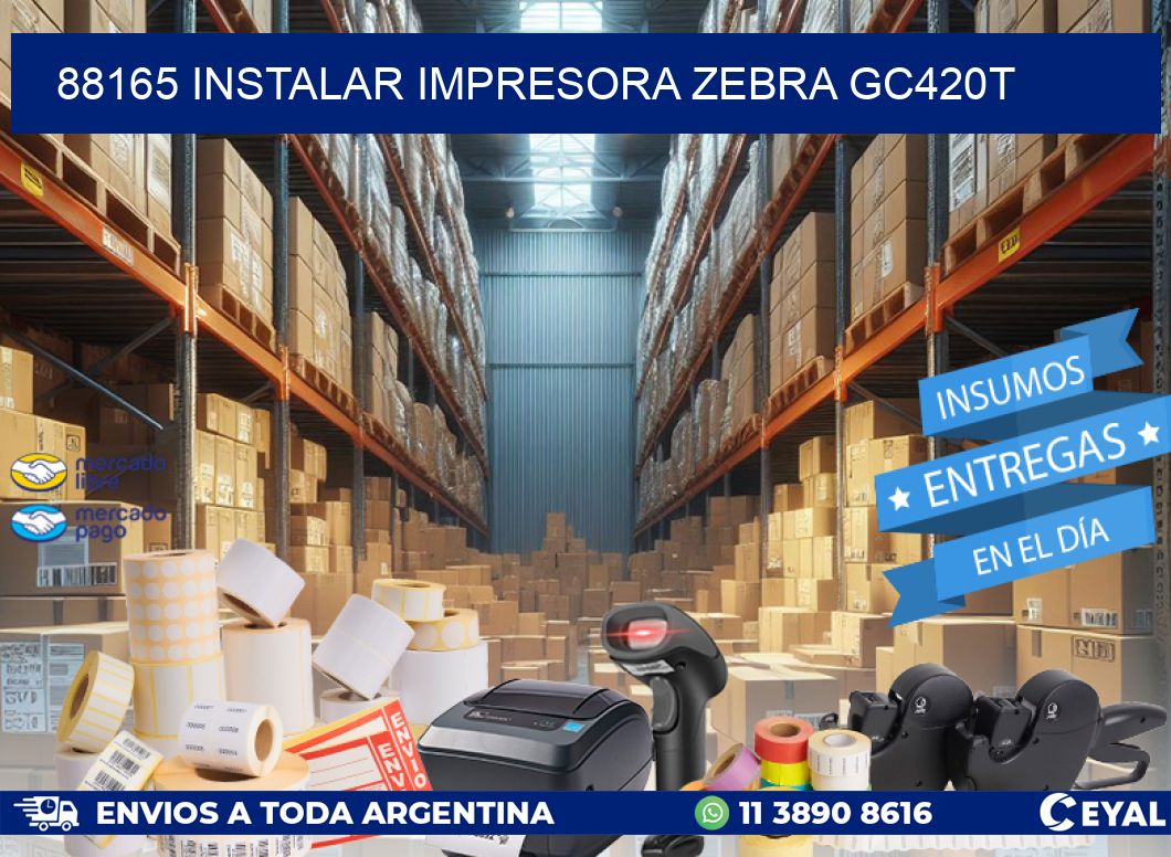 88165 Instalar impresora Zebra GC420t