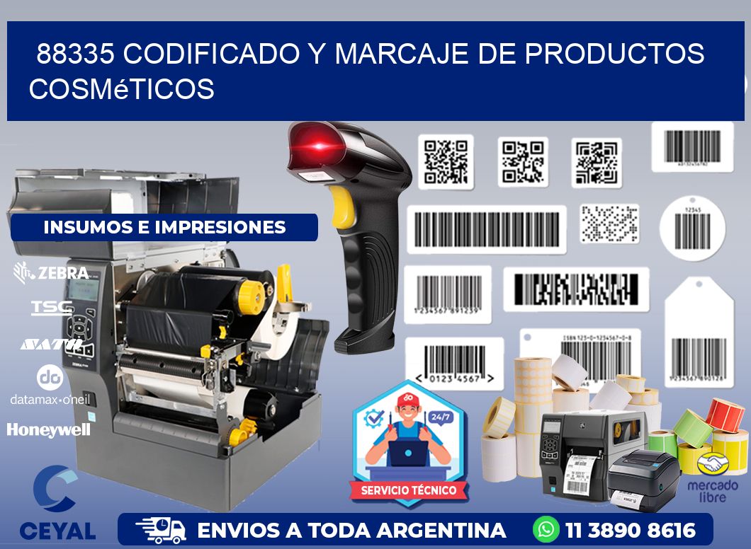 88335 codificado y marcaje de productos cosméticos