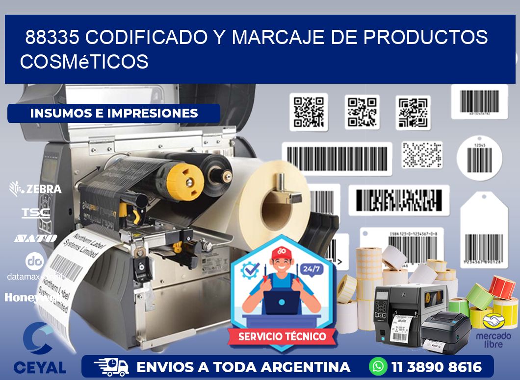 88335 codificado y marcaje de productos cosméticos