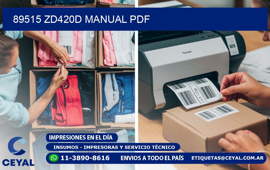 89515 ZD420d manual PDF