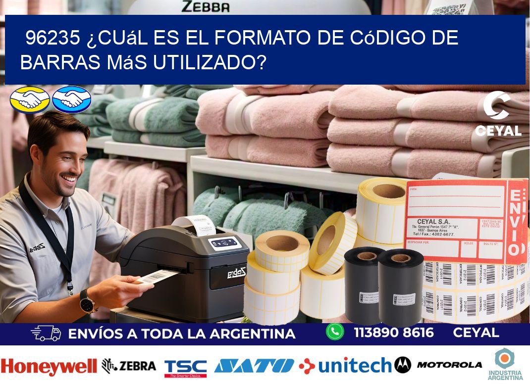 96235 ¿Cuál es el formato de código de barras más utilizado?