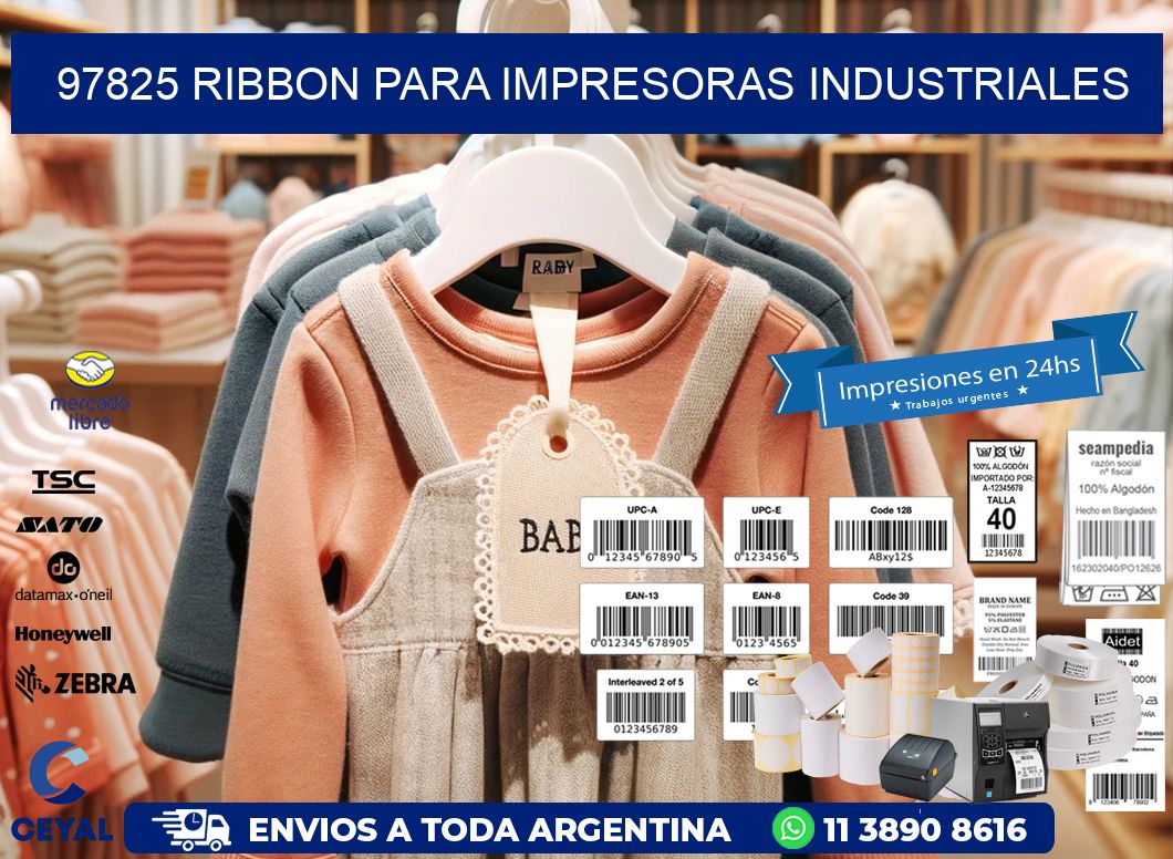 97825 Ribbon para impresoras industriales