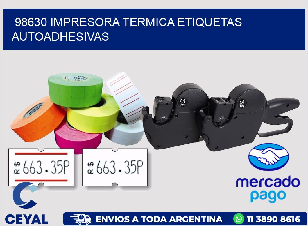 98630 Impresora termica etiquetas autoadhesivas