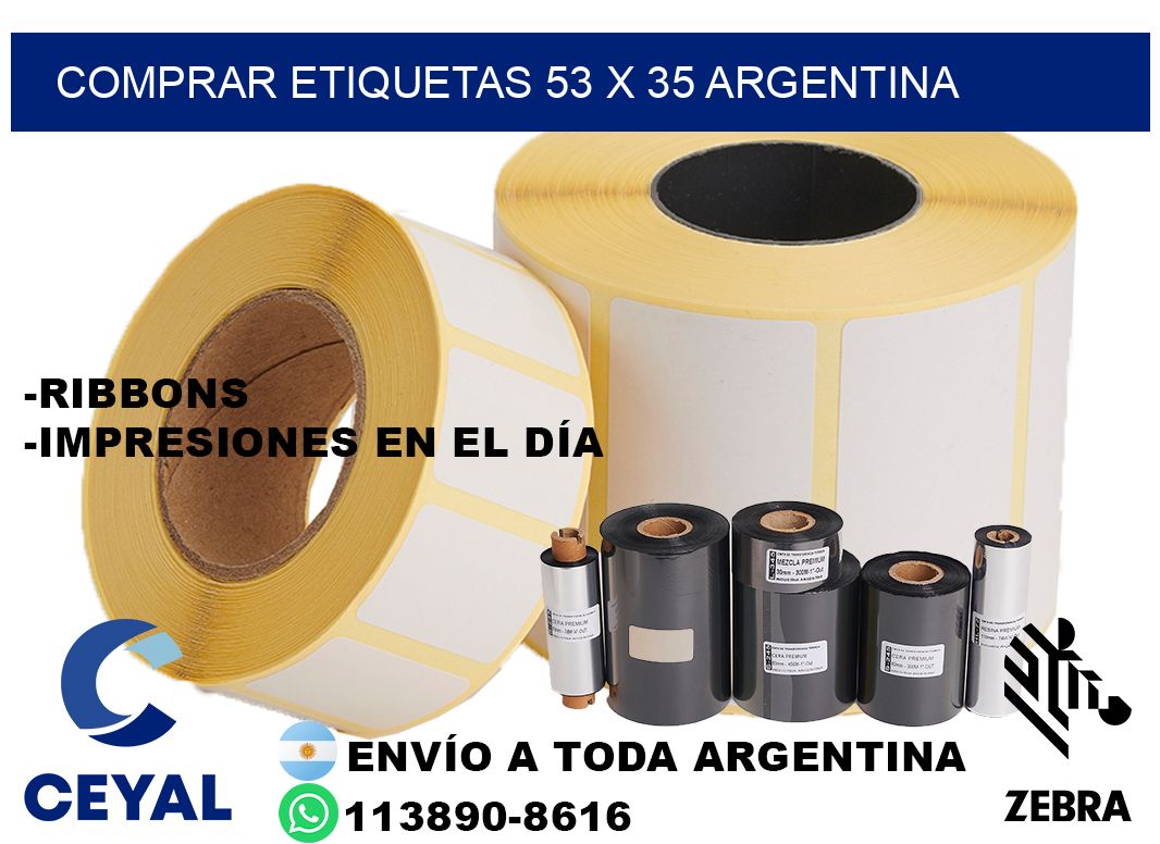 Comprar etiquetas 53 x 35 argentina