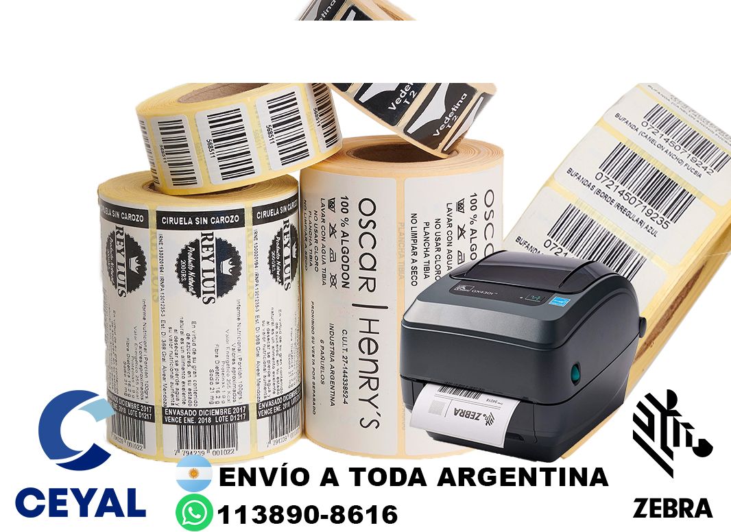 EDITAR 8020 ETIQUETAS CON CODIGOS ZEBRA