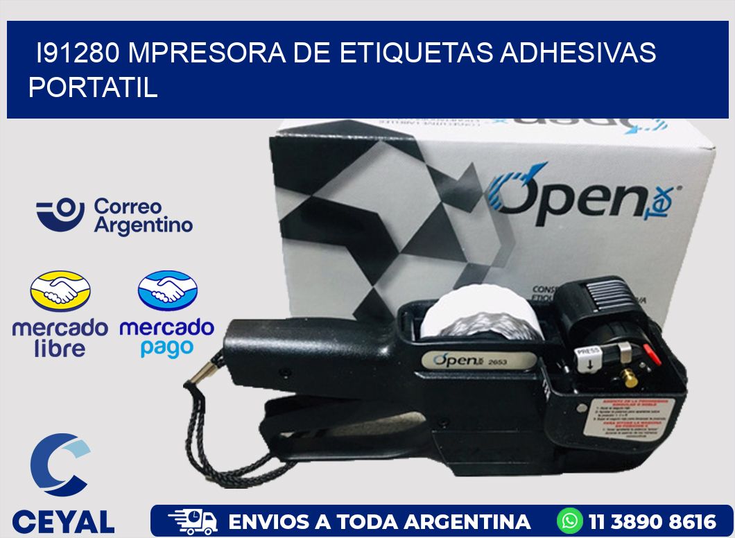 i91280 mpresora de etiquetas adhesivas portatil