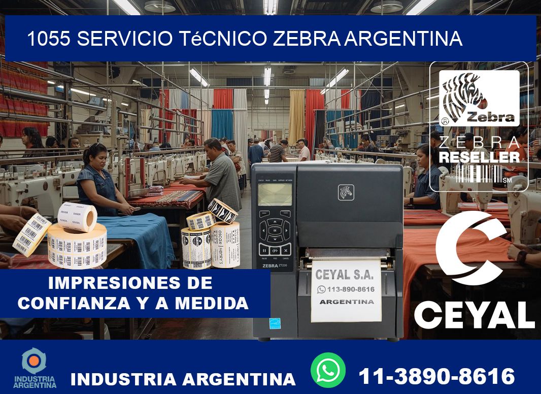 1055 servicio técnico zebra argentina