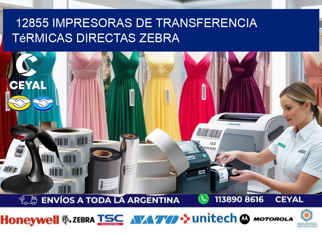 12855 impresoras de Transferencia  térmicas directas zebra