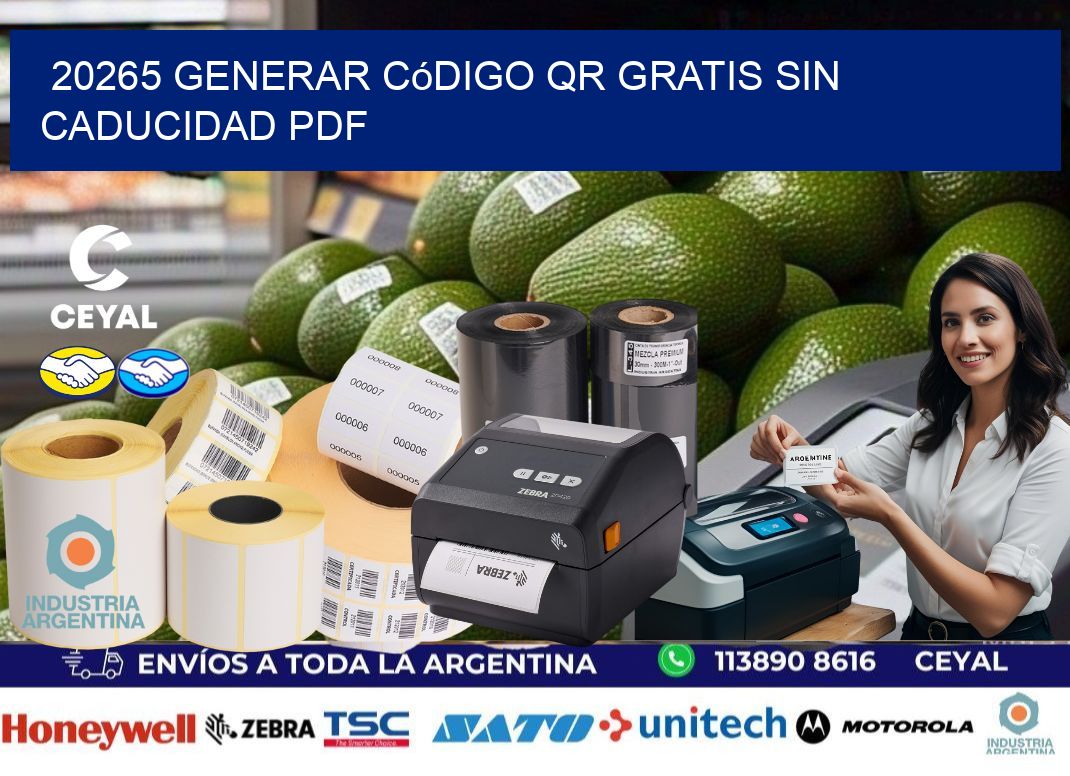 20265 Generar código QR gratis sin caducidad PDF
